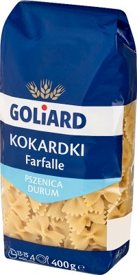 Goliard makaron Kokardki Farfalle 100% pszenica durum