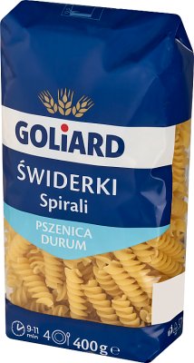 Goliard pasta Spiral Świderki 100% durum wheat