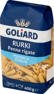 Паста Goliard Rurki Penne rigate 100% из твердых сортов пшеницы