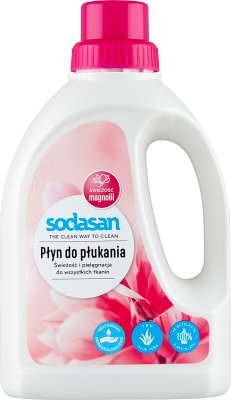 Sodasan Un enjuague líquido con aroma a Magnolia.