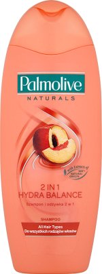 Palmolive Naturals 2w1 szampon i odżywka do wszystkich rodzajów włosów brzoskwinia i proteiny jedwabiu