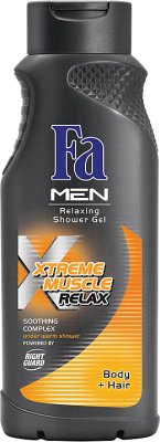 gel douche pour hommes xtreme muscle se détendre le corps et les cheveux