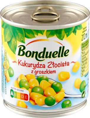 Bonduelle Kukurydza złocista z groszkiem