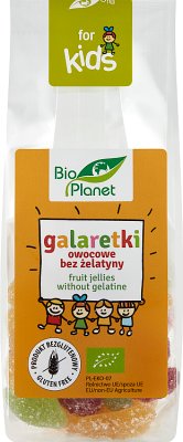 Gelatinas de frutas Bio Planet sin gelatina BIO sin gluten