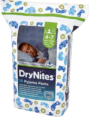 Pañales-bragas Huggies DryNites para niños de 4 a 7 años, 17 a 30
