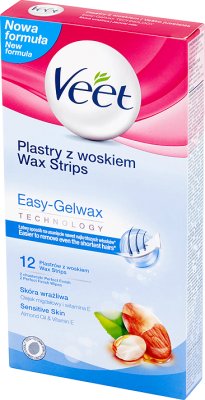 the wax wax strips with EasyGrip Strip