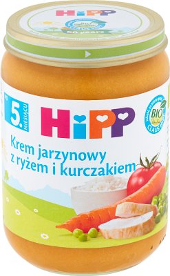 Hipp krem ryżowo-jarzynowy z kurczakiem BIO