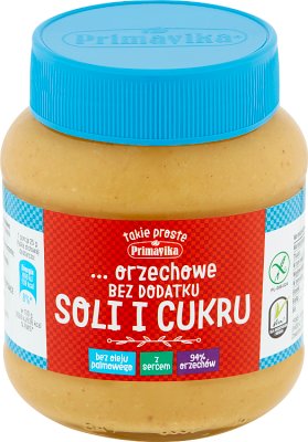 Beurre de noix sans sel et de sucre 350g - PRIMAVIKA