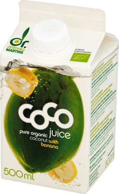 Dr Martins eau de noix de coco avec de la banane BIO