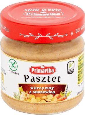 LÉGUMES PATE lentilles 170g - PRIMAVIKA