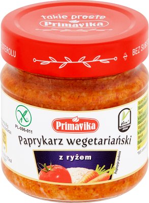 Orgánica goulash vegetariano