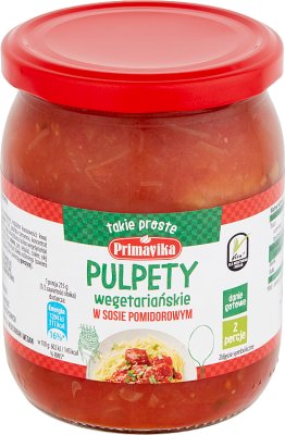 Primavika Pulpety wegetariańskie w sosie pomidorowym