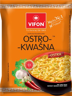 Vifon Ostro-kwaśna Zupa błyskawiczna ostra