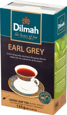 Dilmah Earl Grey Tea Ceylon schwarzer Tee mit dem Aroma der Bergamotte 125g