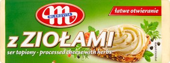 Fromage fondu Mlekovita avec des herbes 100g