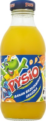 Pysio Napój owocowy Banan Brzoskwinia Gruszka
