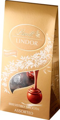 Lindor assorted chocolate praline filling