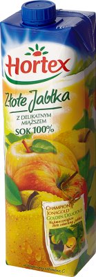 goldenen Apfel -Saft mit Fruchtfleisch 100%