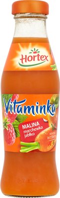 Hortex Vitaminka Marchewka jabłko malina Sok