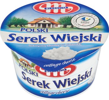 Mlekovita Polski Serek wiejski twarogowy ziarnisty ze śmietanką