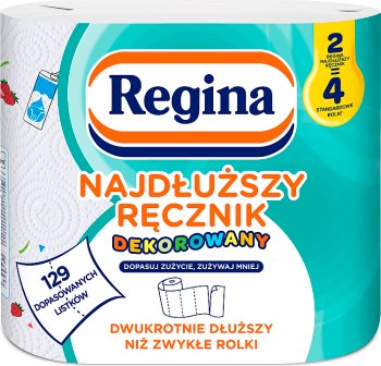 Regina Najdłuższy Ręcznik uniwersalny 2 warstwy 2 rolki