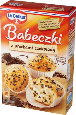 Dr. Oetker Muffins with chocolate flakes