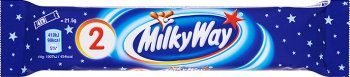 Milky Way Baton with white stuffing drenched in chocolate 43 g ( Pack of 2)