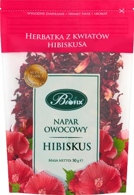 Bifix Napar owocowy hibiscus Herbatka z kwiatów hibiskusa