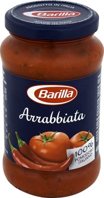 arrabbiata tomato pasta sauce with hot chili