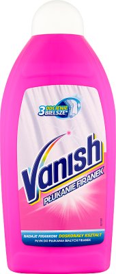 Vanish Liquid for rinsing white curtains
