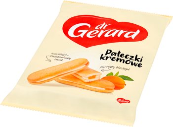 Dr Gérard Biszkopciki bâtons de crème avec de la crème de la crème et abricot farce 200 g