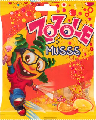 Zozole Muss Candy avec le goût de l'orange et de citron 75 g