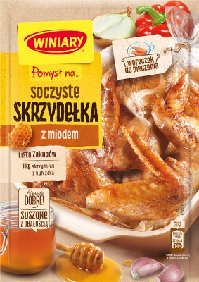 Idée Winiary pour ... ailes juteuses avec miel 28 g