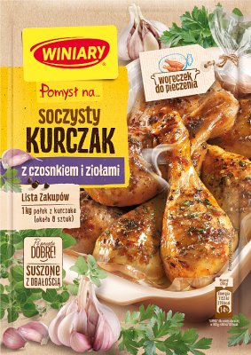 Idée Winiary pour ... poulet Juicy ail et fines herbes 30 g