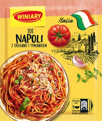 Winiary соусы пасты Italia неаполитанской мягкий соус с орегано и тимьян 49 г