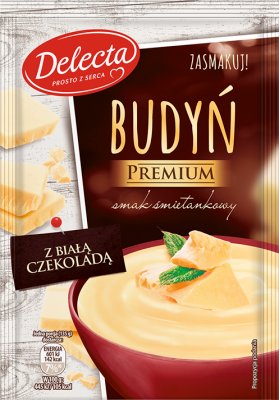 Delecta creamy pudding with white chocolate 