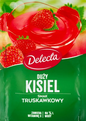 Delecta Duży kisiel smak truskawkowy
