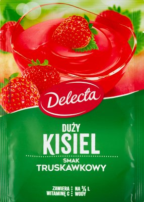 Delecta Duży kisiel smak truskawkowy