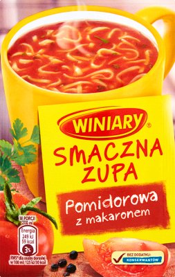 Savoureuse soupe de tomate Winiary pâtes 16 g