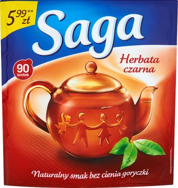 Saga Herbata czarna ekspresowa