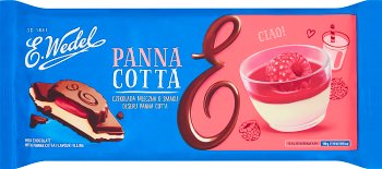 e chocolat au lait au goût de panna cotta