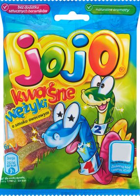 Jojo Acid hoses Jellies with fruit flavour 90 g