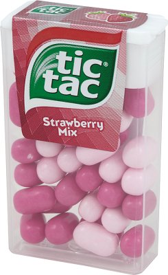 Tic tac drażetki Strawberry mix