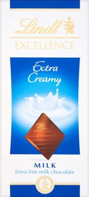 Lindt Excellence Extra Creamy Czekolada mleczna