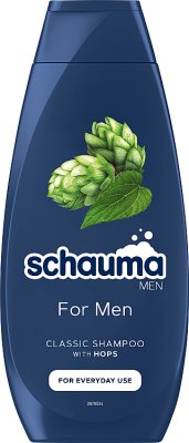 scharzkopf Schaum shampoo for men for all hair types with an extract of hops