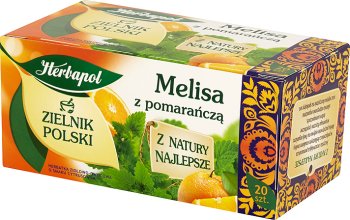 Herbapol Zielnik Polski herbata ziołowo-owocowa melisa z pomarańczą
