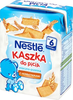 Nestle Kaszka do picia mleczno-pszenna z herbatnikami