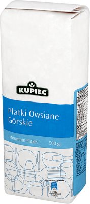 Kupiec płatki owsiane górskie