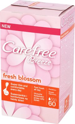 Carefree Breeze supercienkie wkładki higieniczne Fresh Blossom