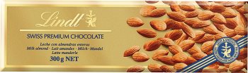 Lindt Gold mleczna czekolada z migdałami